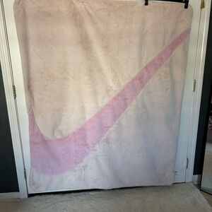 Nike Pink Fluffy Blanket
